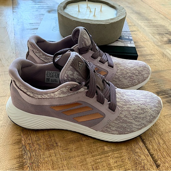 Adidas Women's Edge Lux 3 Running Shoe Soft Vision Copper metallic Vision Sz 7.5 - Picture 4 of 12